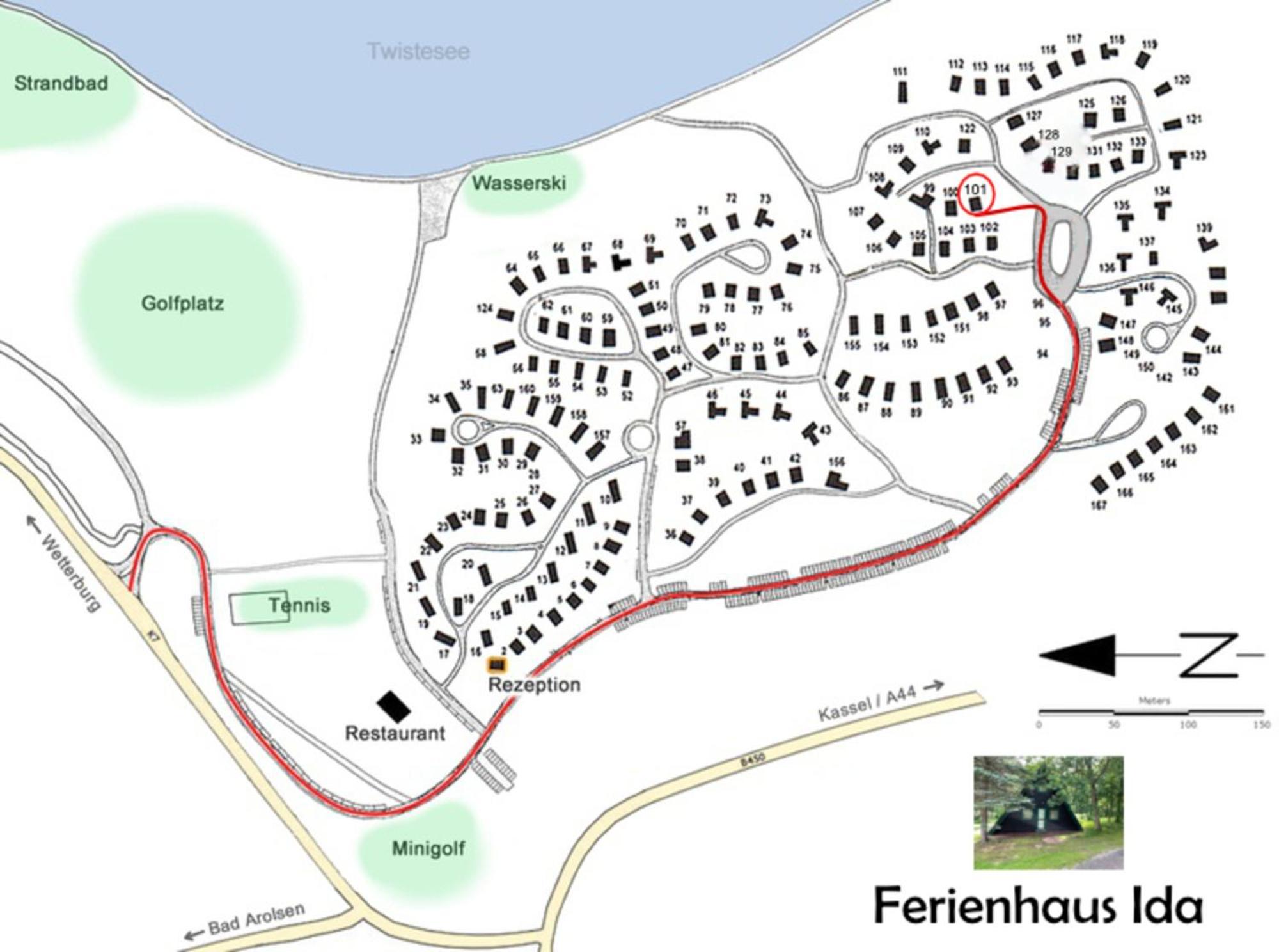 Ferienhaus Ida Am Twistesee バート・アロルゼン エクステリア 写真